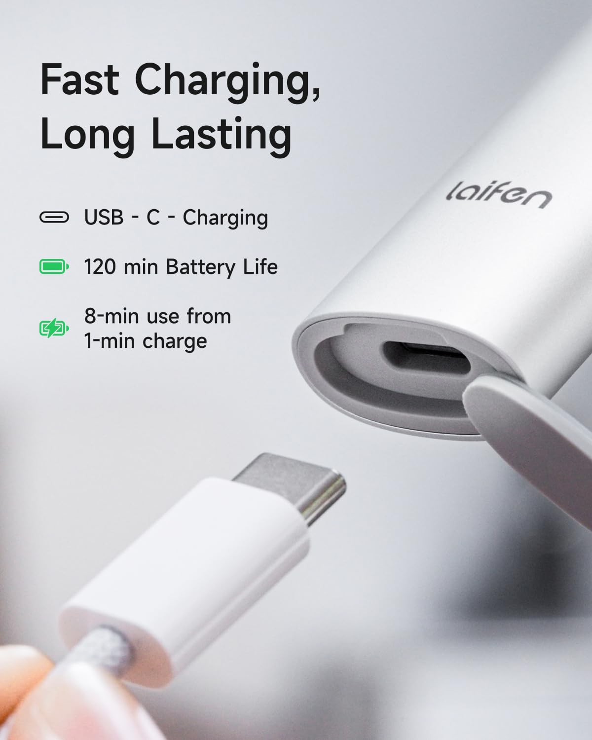 Laifen T1 Pro storage case protecting shaver and guards while traveling