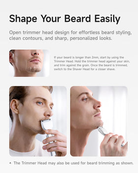 Laifen T1 Pro trimmer guards offering versatility for longer hairs and detailing