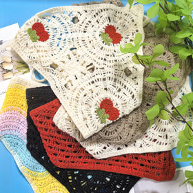 LAIFOOSHEN floral headkerchief adds color while keeping hair neat during casual outings