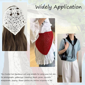 LAIFOOSHEN hollow-knitted scarf keeps you comfortable in varied weather conditions