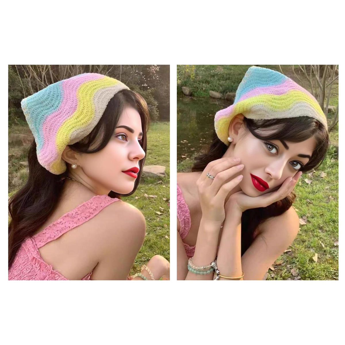 LAIFOOSHEN elastic headband fits most head sizes with a gentle stretch for comfort