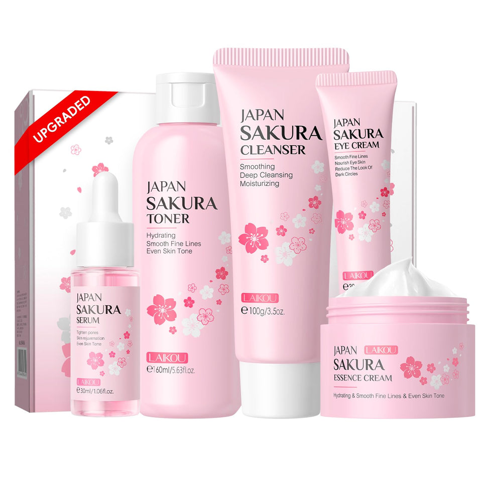 LAIKOU Sakura Cleanser bottle for gentle cleansing and refreshed skin