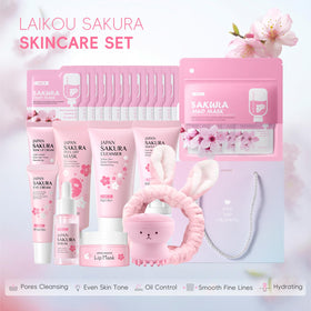 LAIKOU Sakura eye cream tube offering hydrating care for delicate under-eye skin