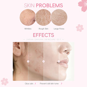 LAIKOU Sakura Serum bottle providing deep hydration for a smoother texture