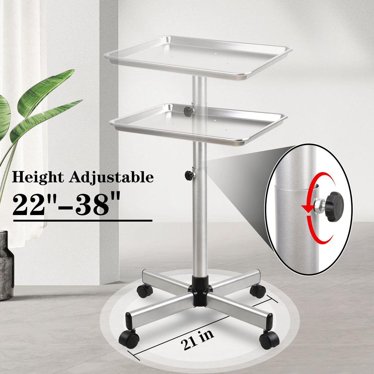 Lailelaodi multi-use tray supports beauty, dental, and tattoo work.