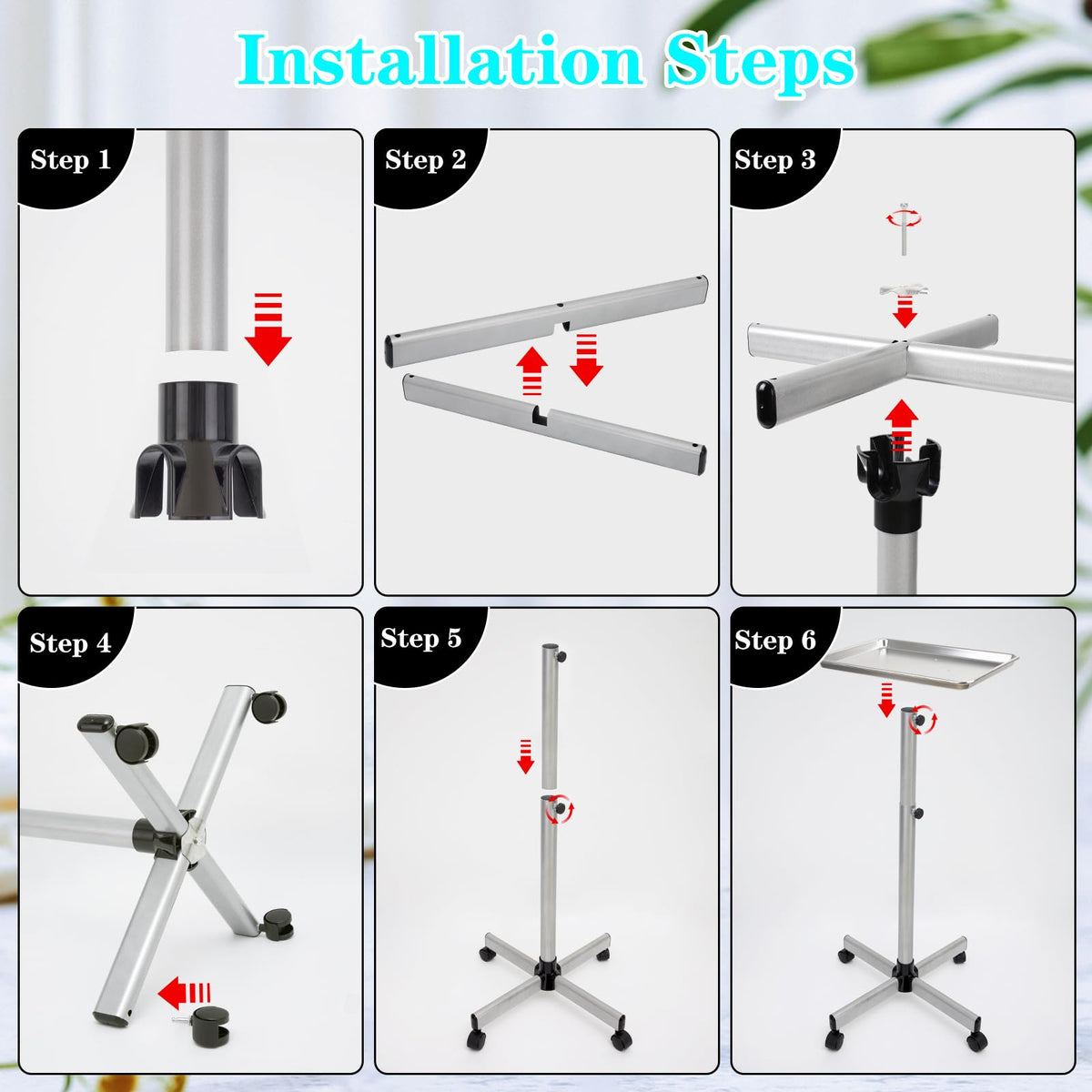 Lailelaodi quick-assembly tray with easy maintenance surface.