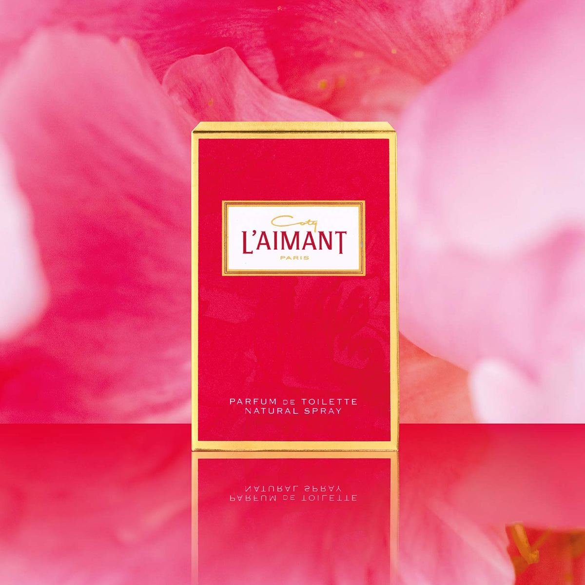 L'Aimant in-use spray demonstrates easy application on-the-go