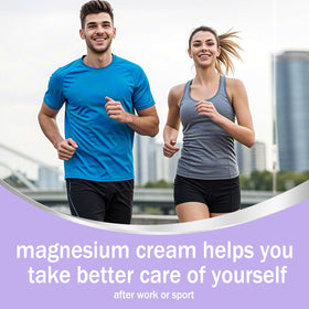 LAITYUM Magnesium Body Lotion application dispense demonstrates easy everyday use