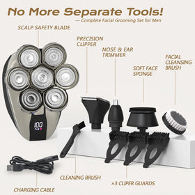 LAJCAEN 7D head shaver gift set makes a thoughtful present.