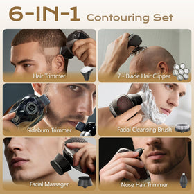 LAJCAEN 7D shaver wet and dry use, handy for shower routines.