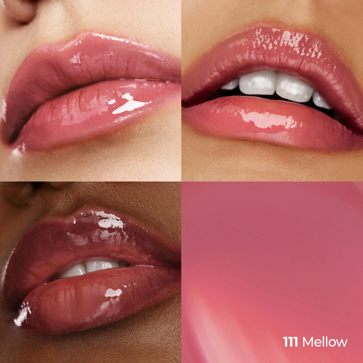 Laka Fruity Glam Tint glassy finish enhances natural lip tone