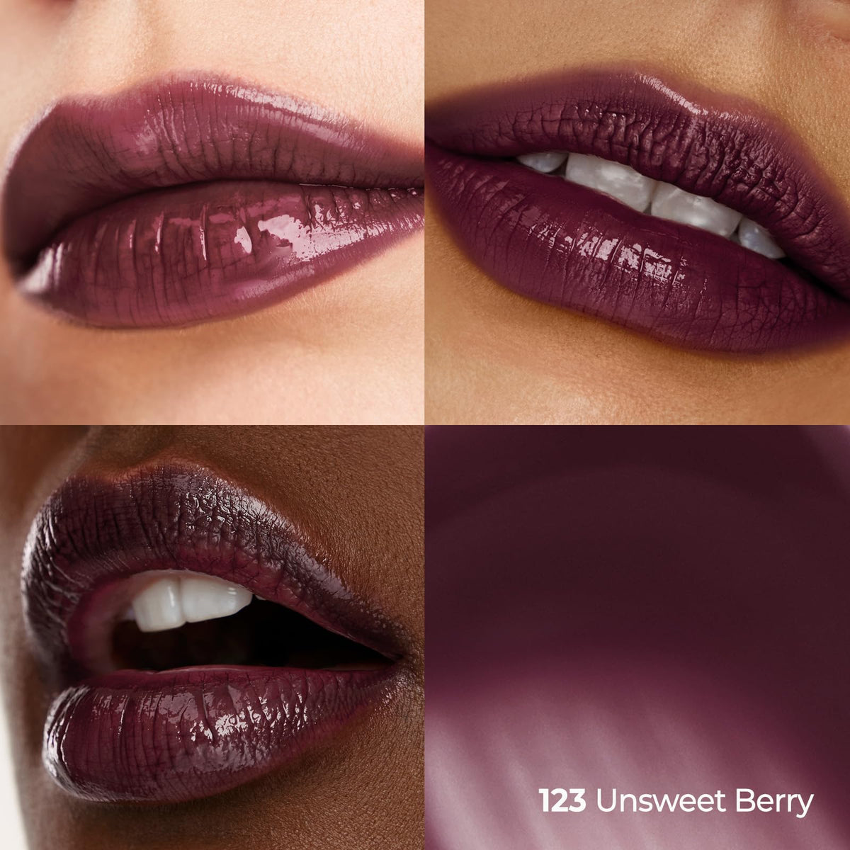 Laka Fruity Glam Tint glassy finish enhances natural lip tone with shine