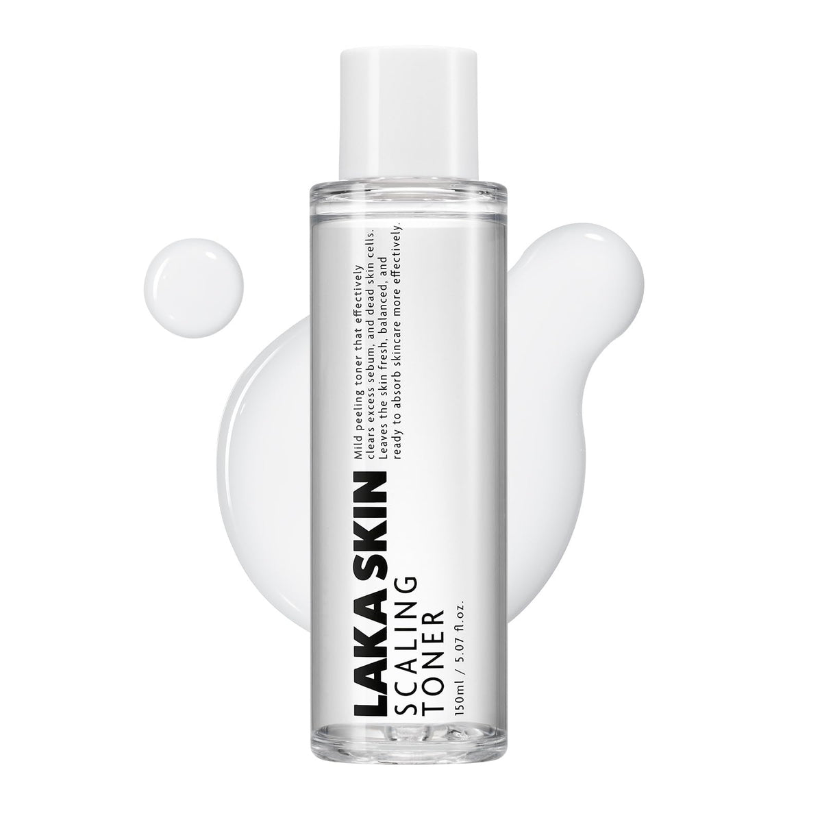Laka Scaling Toner bottle front, ideal for a gentle exfoliation step.