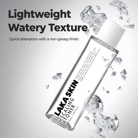 Laka Scaling Toner ingredients-pdrn close-up, highlighting dual PDRN components.