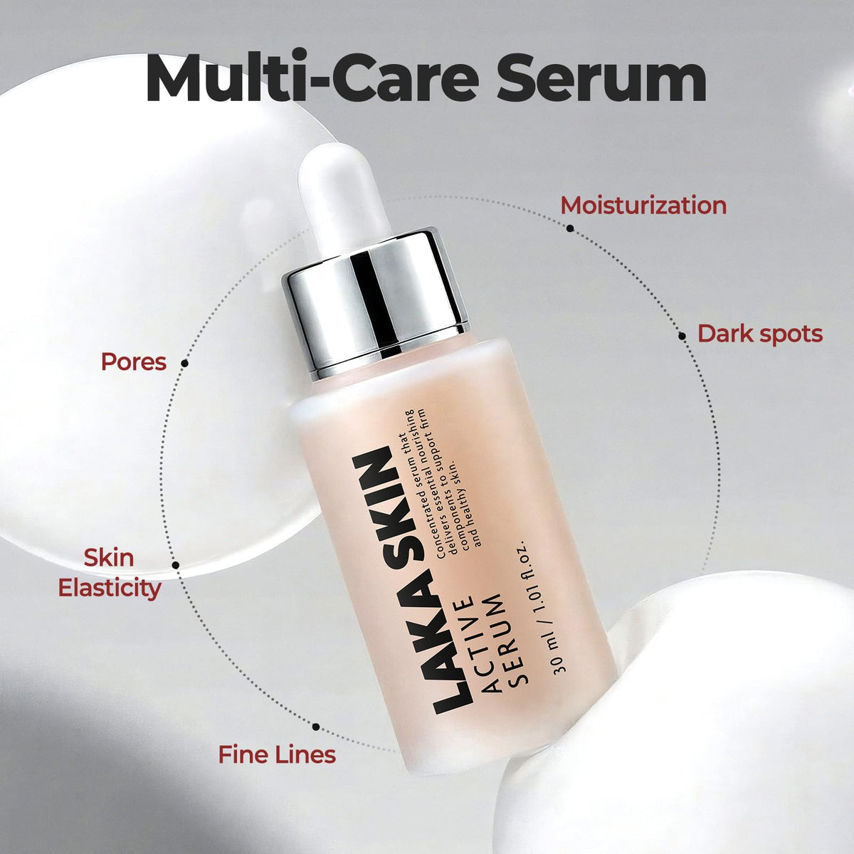 Laka Skin Active Serum glutathione ingredient supports brightness