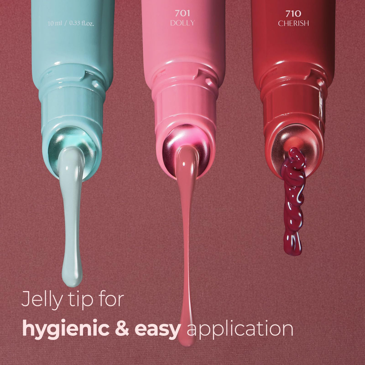 Laka soft peel-off lip mask in action provides quick exfoliation for dry lips.