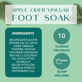 Laki Naturals Coconut Oil Eucalyptus Peppermint Foot Soak texture and scent