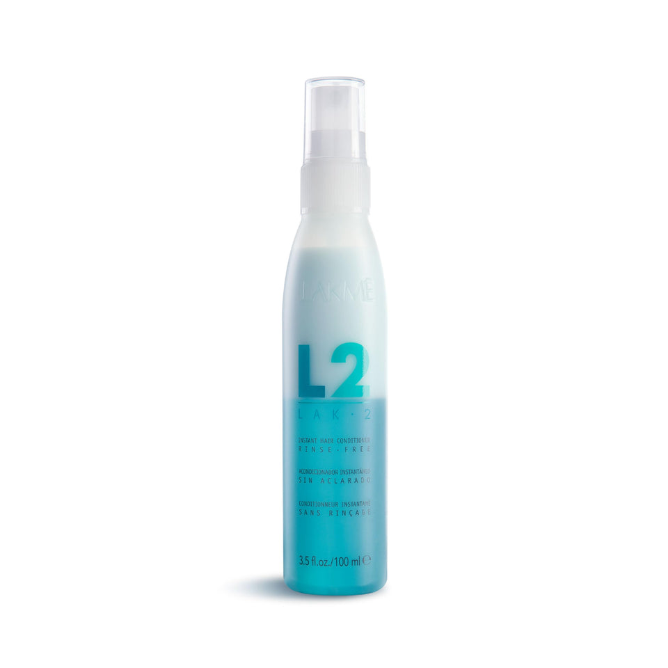 LAKMÉ L2 bi-phase detangling spray smooths knots for easy styling