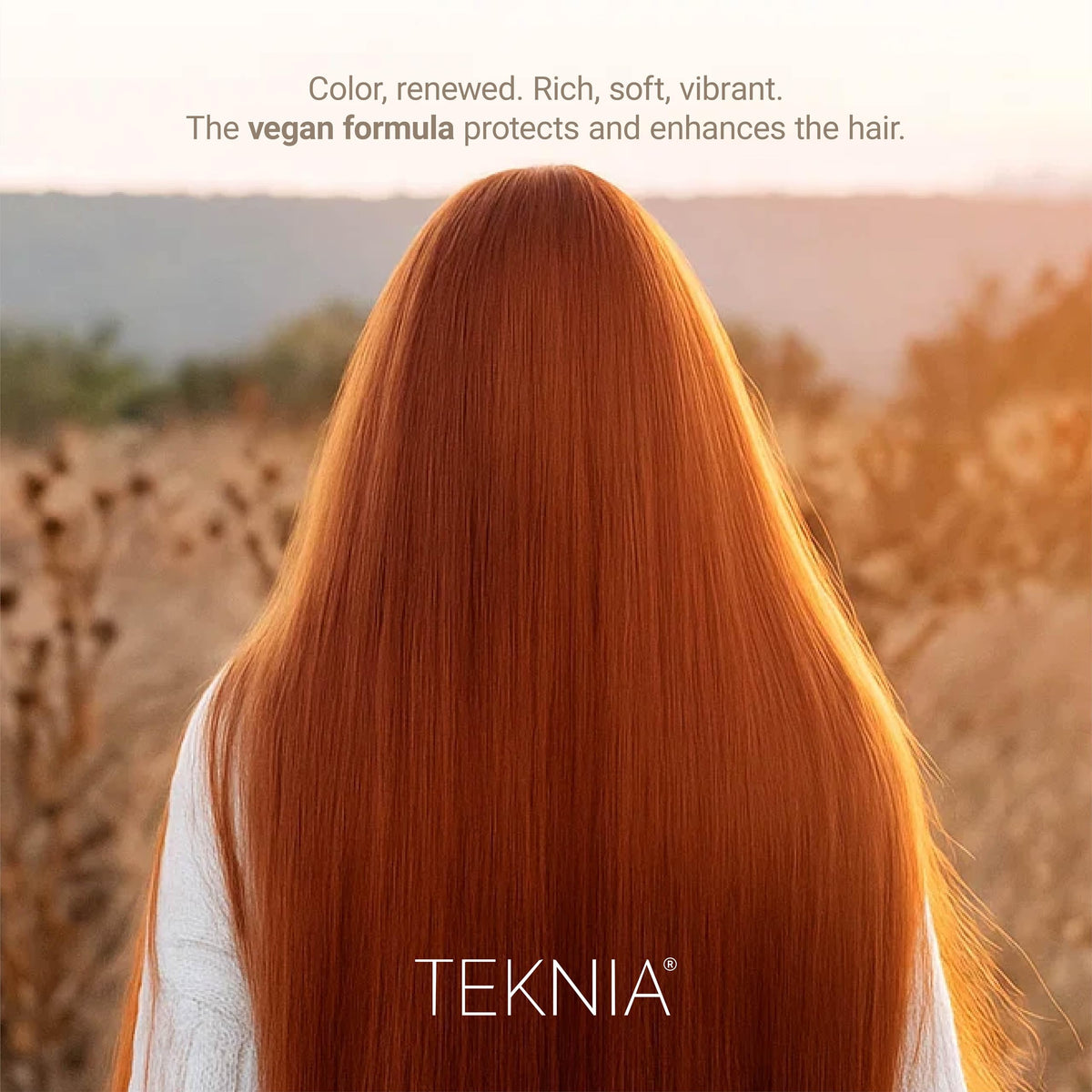 LAKMÉ Teknia Saffron Copper Shampoo rinse scene shows clean finish.