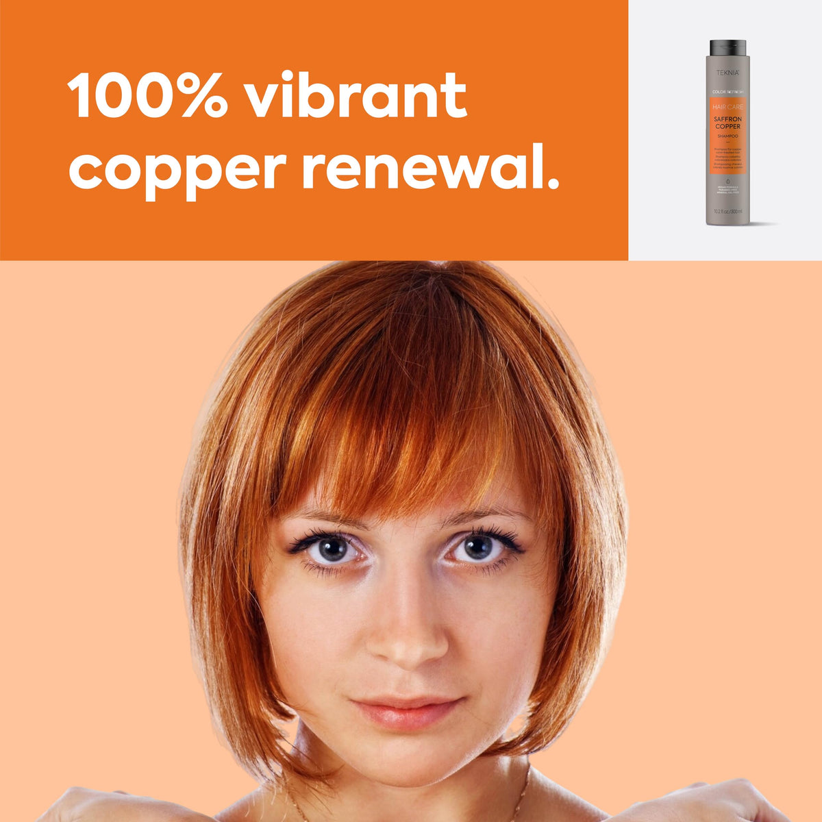LAKMÉ Teknia Saffron Copper Shampoo leaves hair soft and silky.