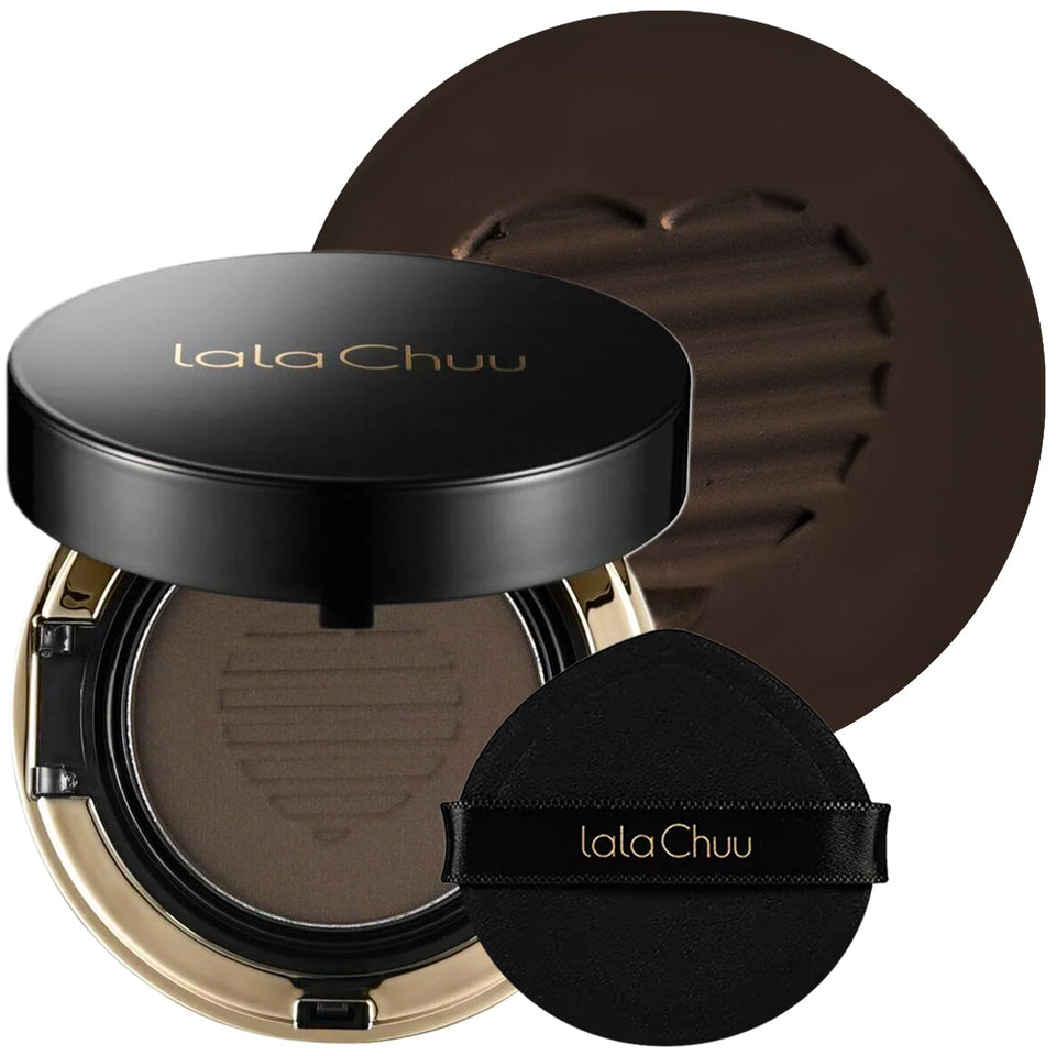 LALACHUU hair powder compact for on-the-go gray root coverage.