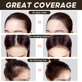 LALACHUU root touch-up coverage blends for a natural look.