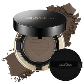 LALACHUU travel-friendly powder with cushion puff for easy touch-ups.