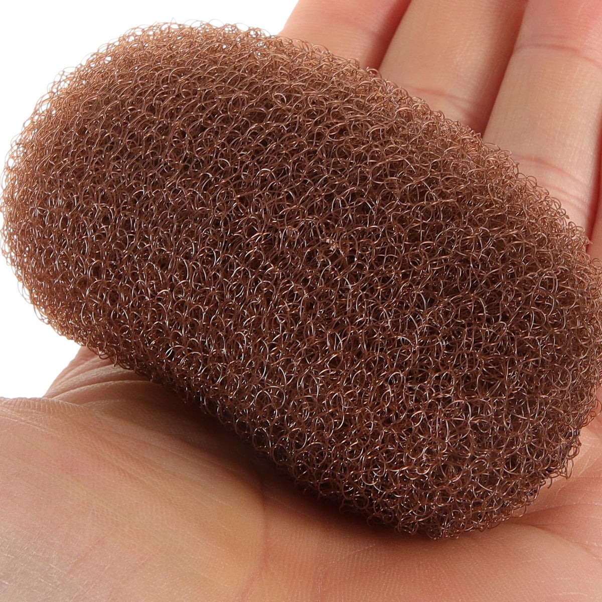 LALAFINA sponge clip blends with hair for natural lift.