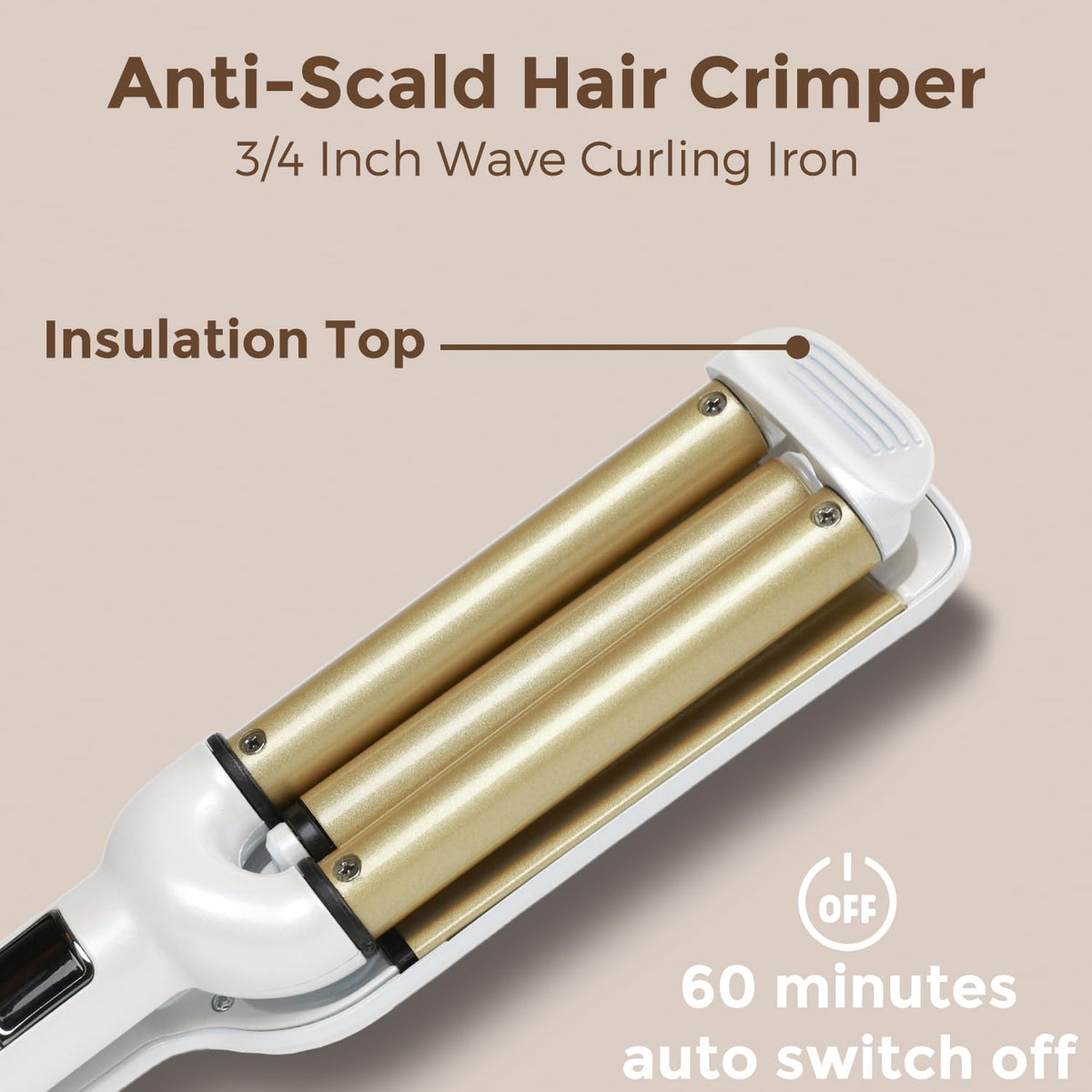LamMS-pen lightweight curler reduces hand fatigue during styling sessions.