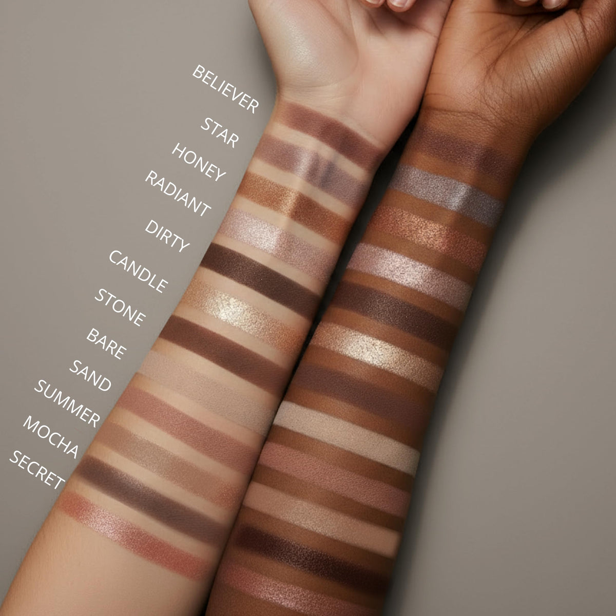 Lamora Attraction palette includes gold and copper for a subtle glam look.