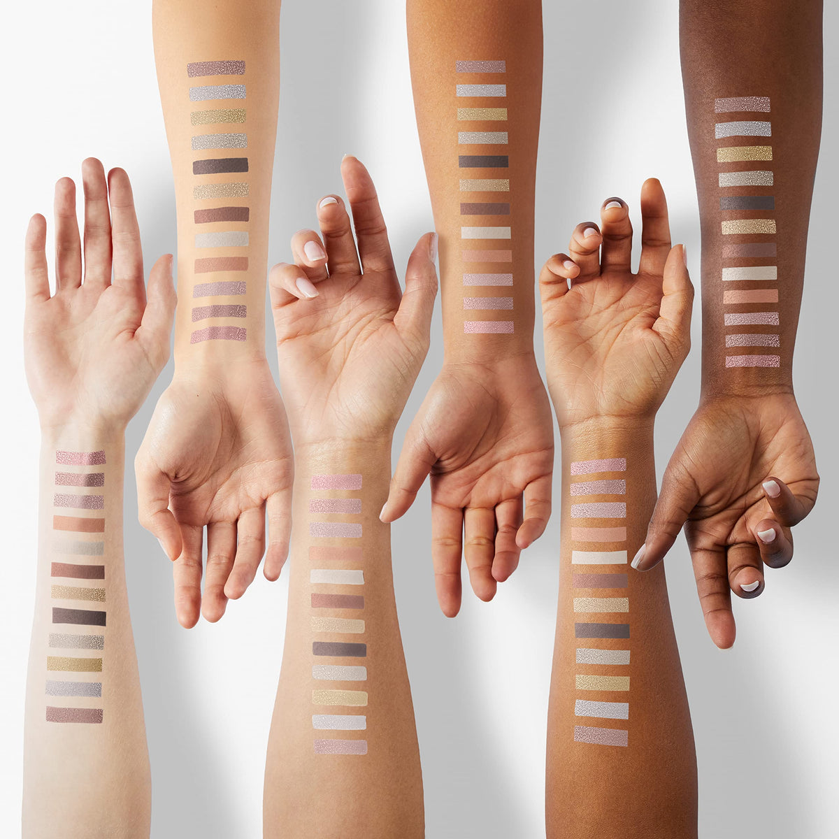 Lamora Attraction shimmer shades add dimension with soft to bold glow.