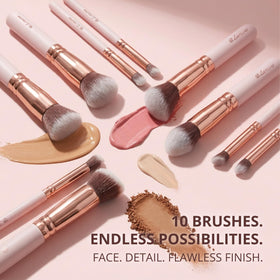 Lamora Kabuki angled blush brush for precise sculpting and natural flush