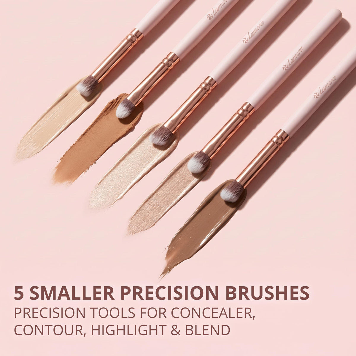 Lamora Kabuki eye brush small for detailed crease work