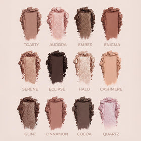 Lamora Nude Palette matte shades collection shows versatile depth options
