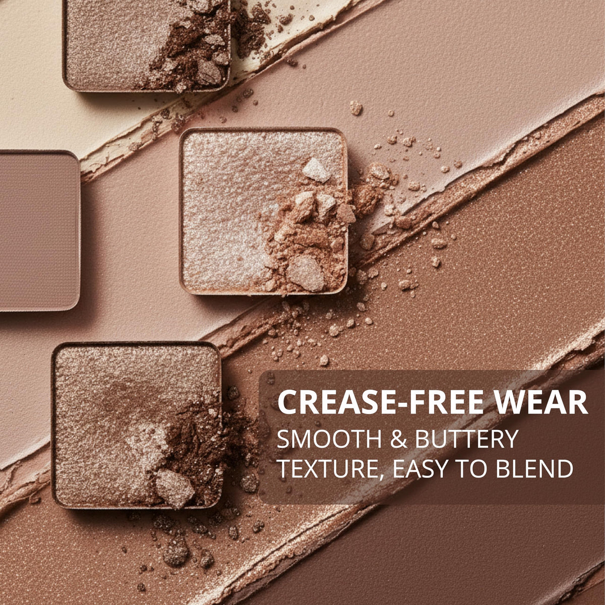 Lamora Nude Eyeshadow Palette open case highlighting travel-friendly design and built-in mirror