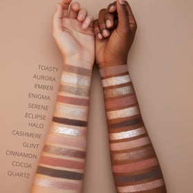 Lamora Shimmer shades close-up for dimension and light-catching glow