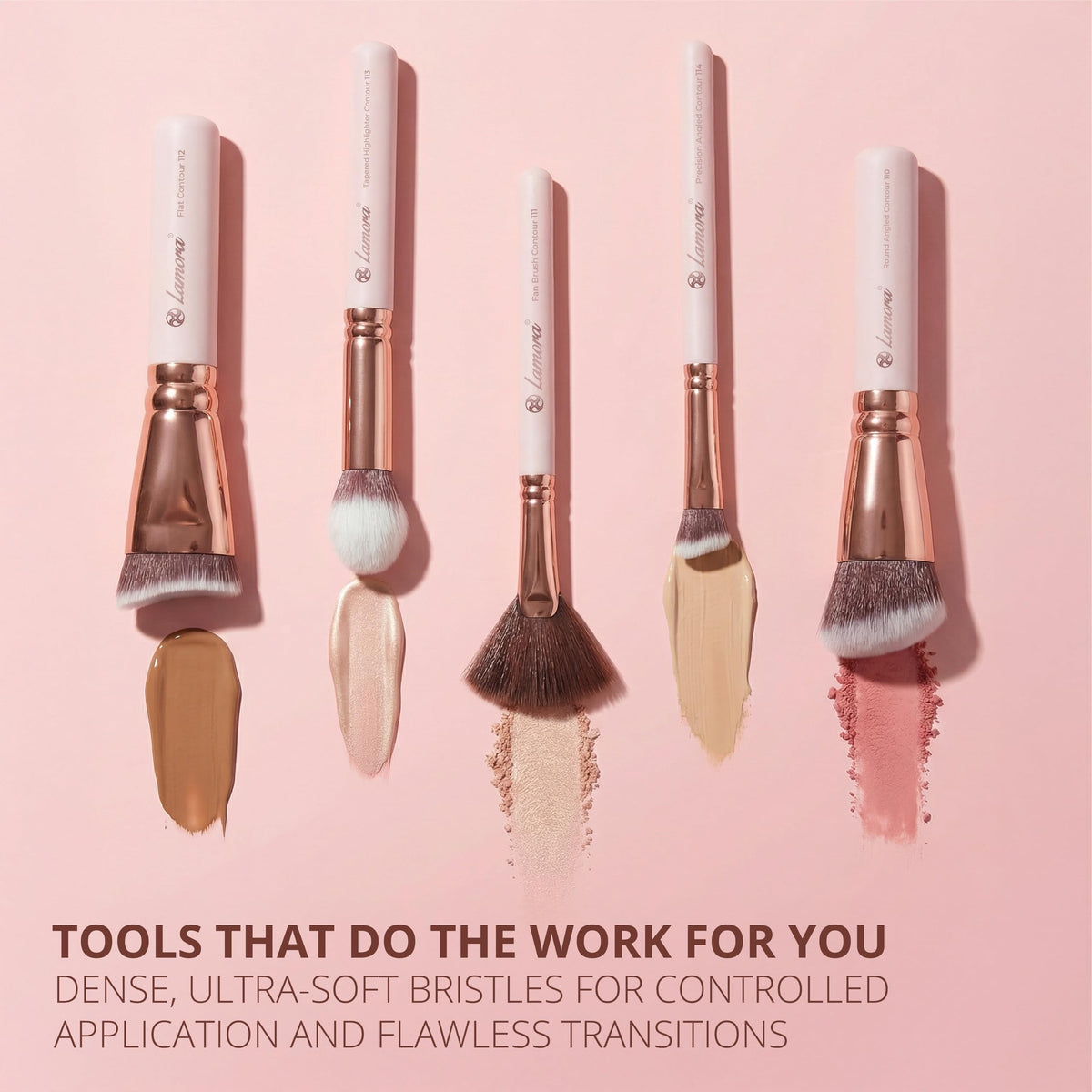 Lamora Pro precision angled contour brush for targeted shading