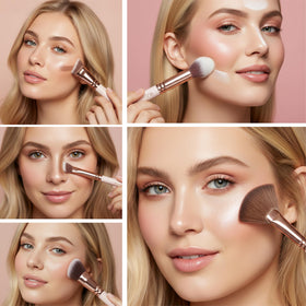 Lamora Pro small kabuki brush for precise powder application