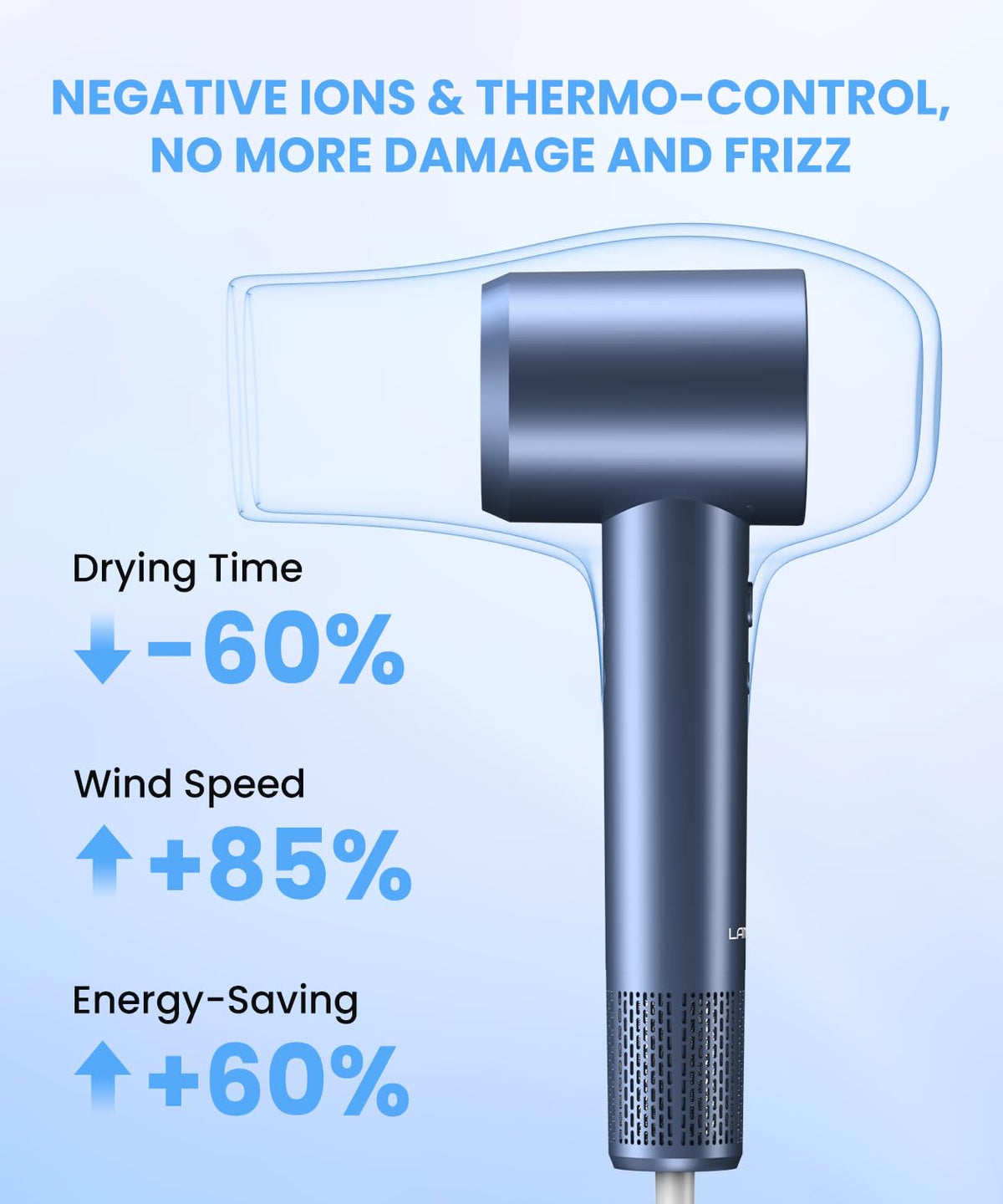 LAMPICK removable filter for easy cleaning and maintenance