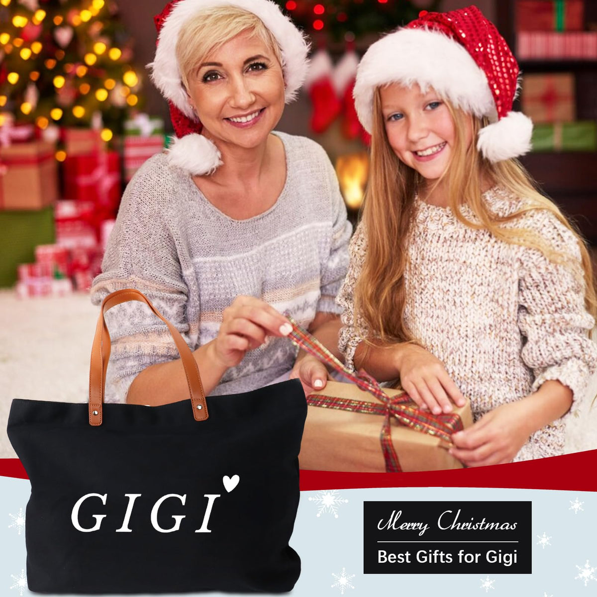 Lamyba Gigi tote as a thoughtful gift idea for grandma or nana.