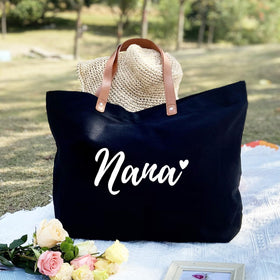 Lamyba Nana tote bag black over-shoulder carry for everyday use