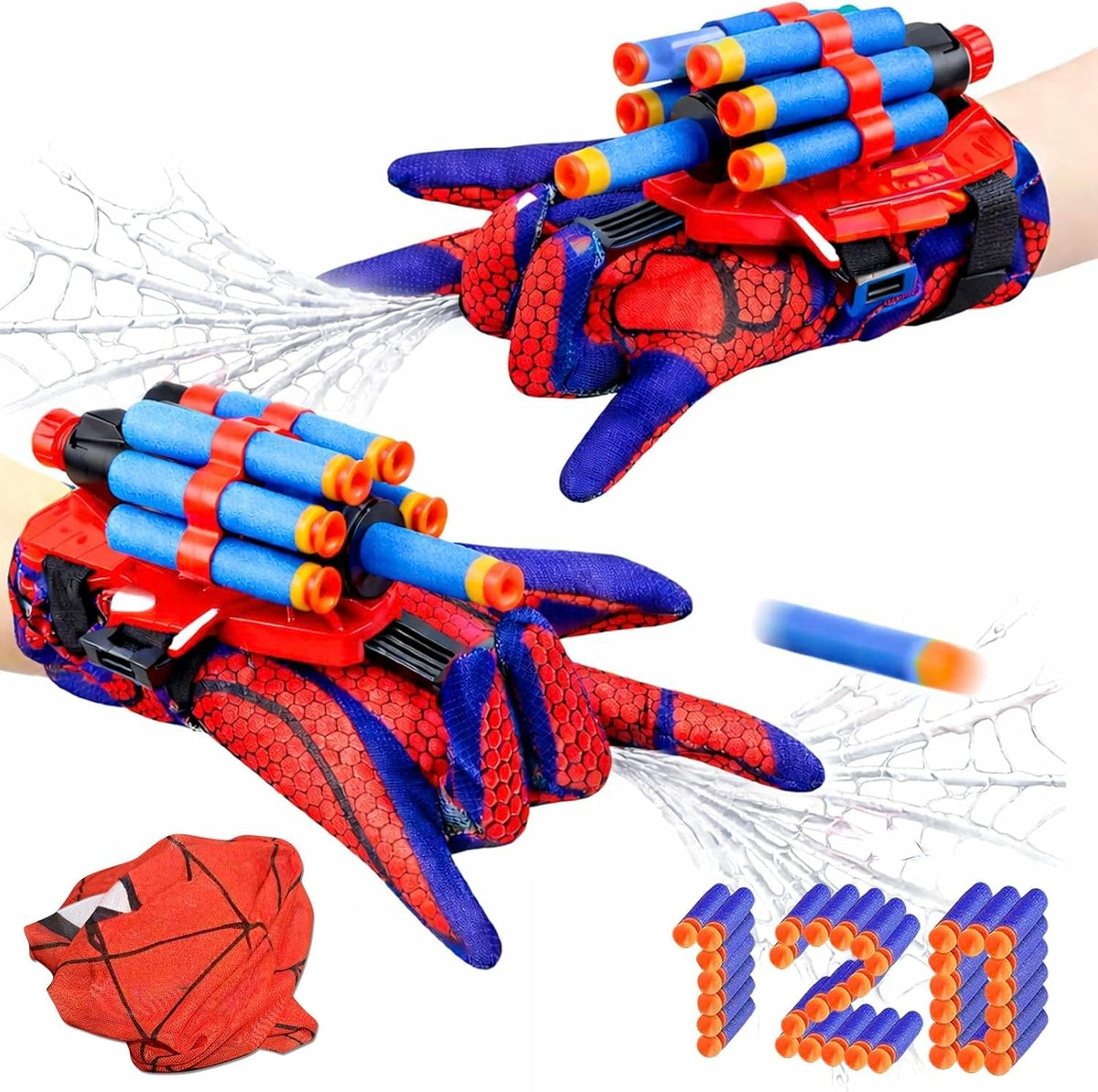 lan zhang gui hero spider web shooter two-pack for action-packed backyard battles