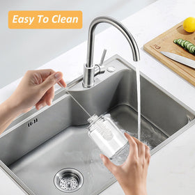 LANBEAUTIFY cleaning brush included for easy bottle cleaning.