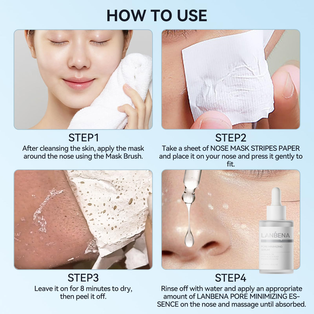 LANBENA aloe vera formula emphasizes gentle, odor-free skincare.