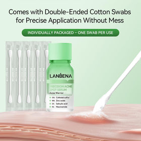 LANBENA Cruelty-free vegan label on packaging signals ethical skincare.