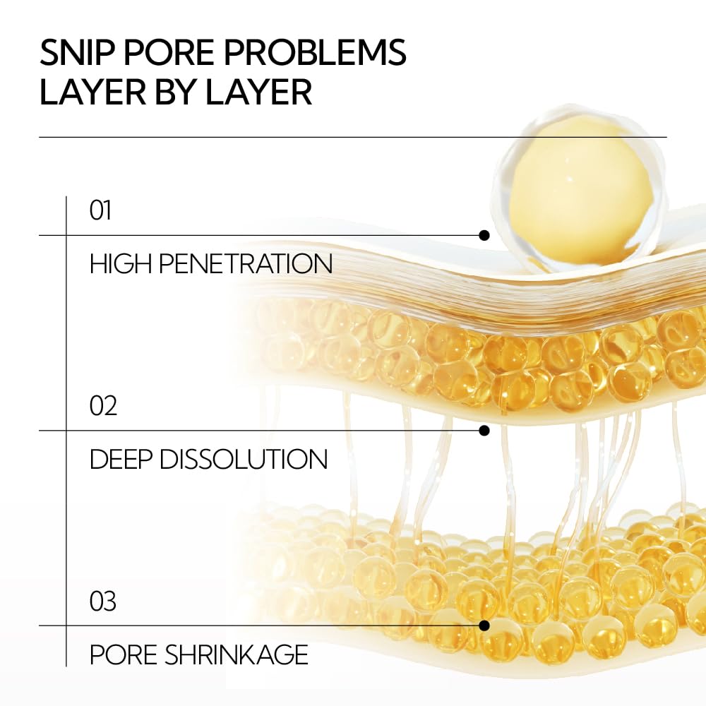 LANBENA Pore Minimizer Serum after-use glow on skin surface.