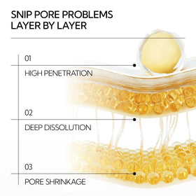 LANBENA Pore Minimizer Serum after-use glow on skin surface.