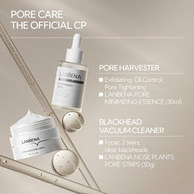 LANBENA Pore Minimizer Serum texture close-up highlighting lightweight absorption.