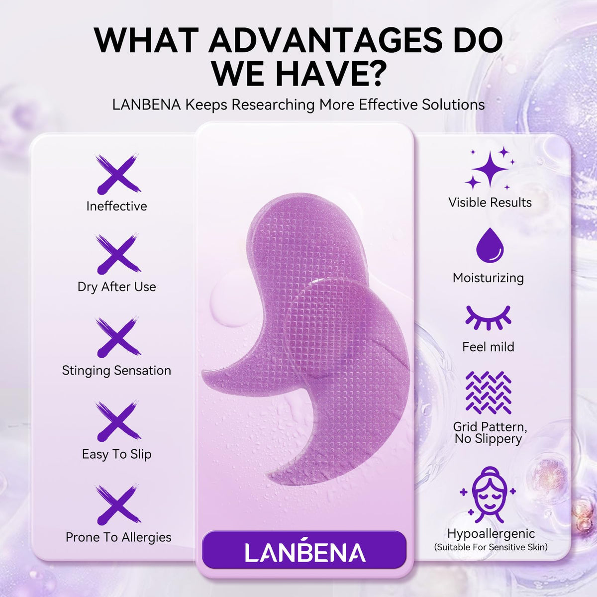 LANBENA cooling effect refreshes the eye area during wear