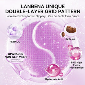 LANBENA patches with non-slip grid design stay in place